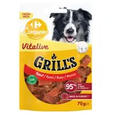 Friandises pour Chien Adulte Grills Bœuf Vitalive CARREFOUR COMPANINO