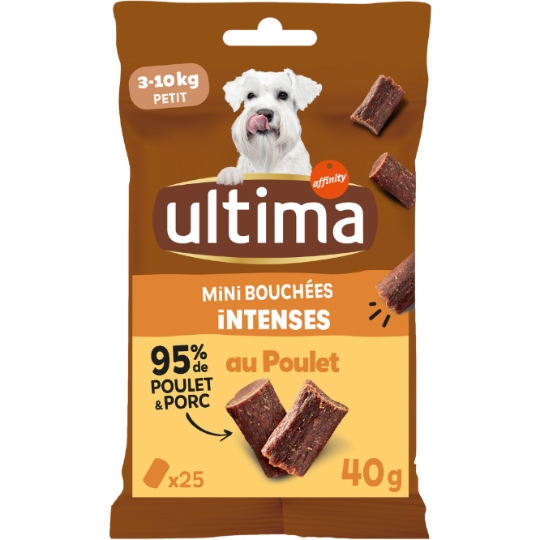 Friandises Pour Chien Adulte Petit <10kg Poulet Ultima ULTIMA