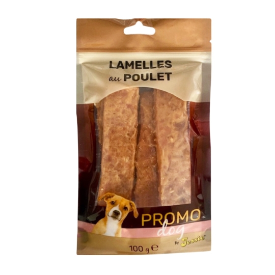 Friandises pour Chien Lamelles Poulet PROMO DOG