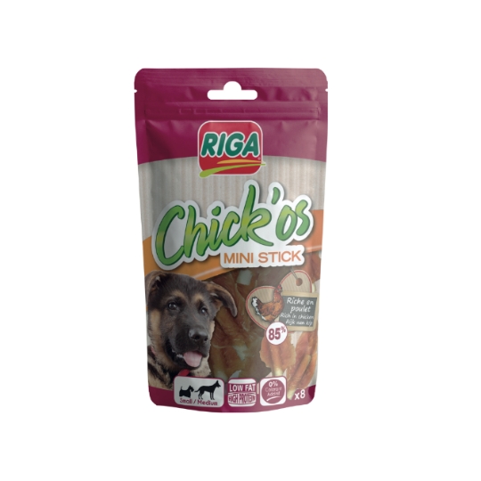Friandises pour Chien Adulte Poulet Chick'Os RIGA