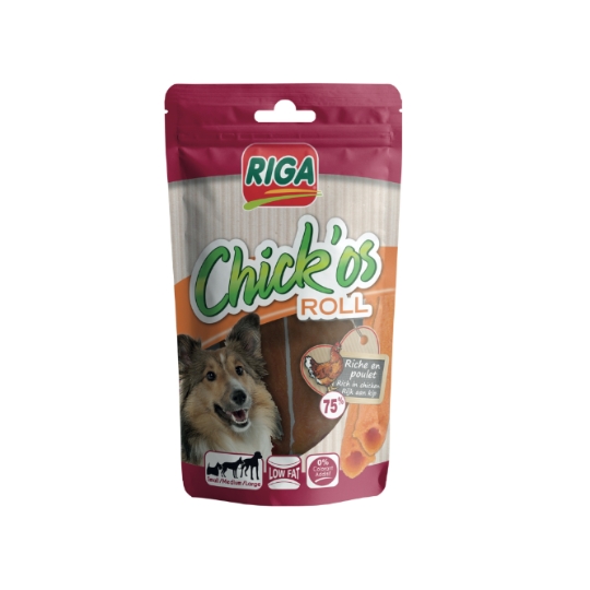 Friandises pour Chien Adute Chich'os Roll Volaille RIGA