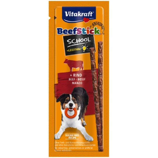 Friandises pour Chien Riche en Viandes Beef Stick School VITAKRAFT