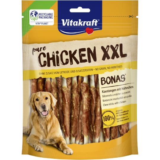 Bâtonnets à Mâcher pour Chiens au Poulet Pure Chicken XXL VITAKRAFT