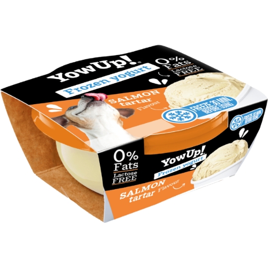 Yaourt Glacé pour Chien Adulte Sans Lactose Tartare de Saumon YOWUP