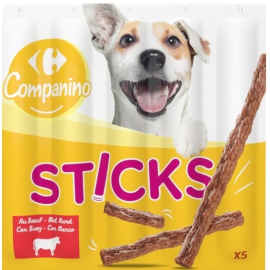 Bâtonnet Pour Chien Adulte Boeuf CARREFOUR COMPANINO