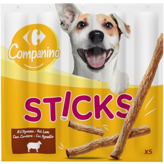 Friandises Pour Chien Adulte Agneau CARREFOUR COMPANINO