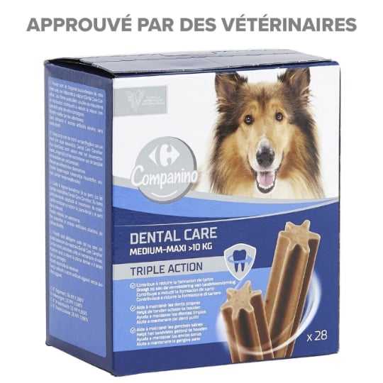 Friandises Pour Chien Adulte Hygiène Bucco Dentaire CARREFOUR COMPANINO