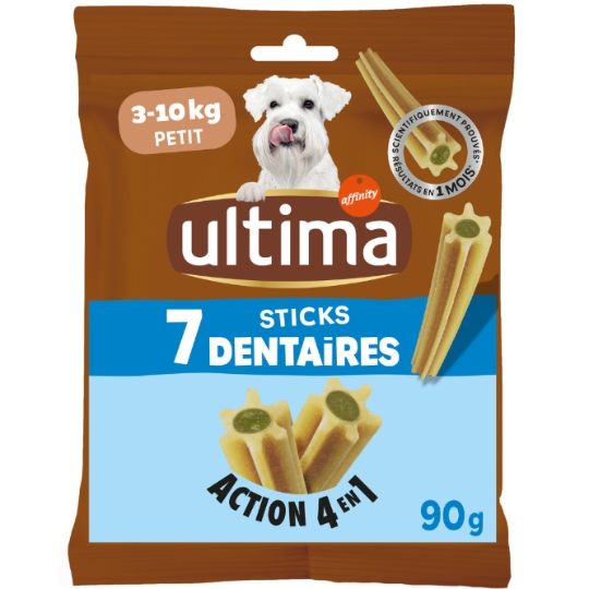 Friandises Pour Chien Adulte Petit <10kg Hygiène Bucco Dentaire ULTIMA