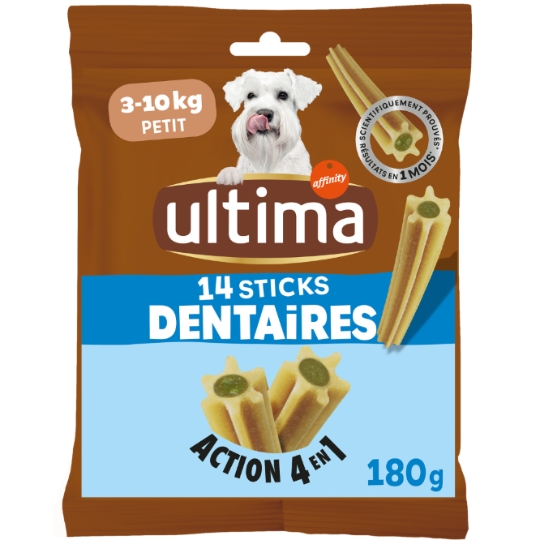 Friandises Pour Chien Adulte Petit <10kg Hygiène Bucco Dentaire ULTIMA