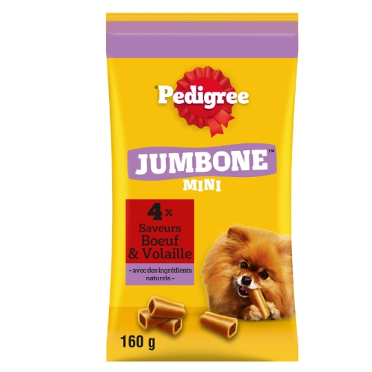 Friandises à Mâcher Pour Chien Petit <10kg Boeuf Volaille PEDIGREE