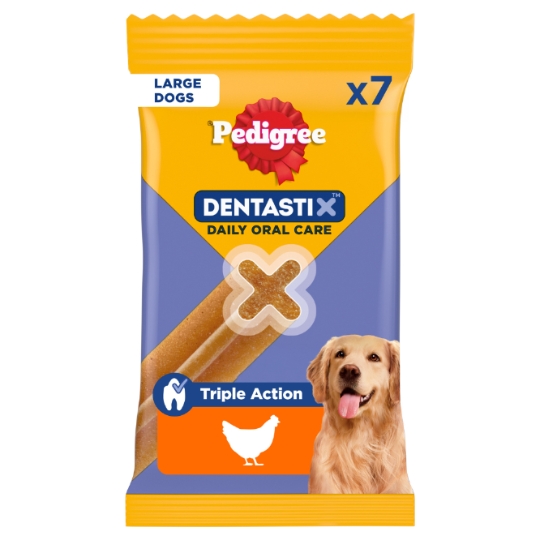 Bâtonnet à Mâcher Pour Chien Grand +25kg Hygiène Bucco Dentaire Poulet Dentastix PEDIGREE