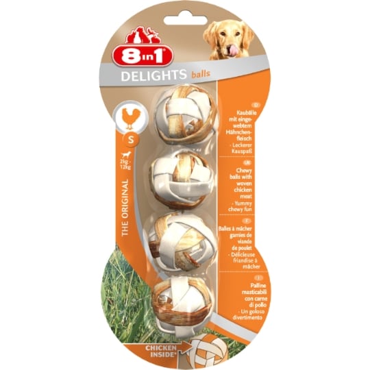 Os à Mâcher Pour Chien Petit <10kg Hygiène Bucco Dentaire Poulet 8 IN 1