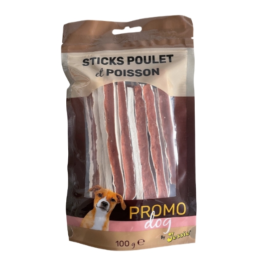 Friandises Pour Chien Adulte Poulet Poisson JESSIE