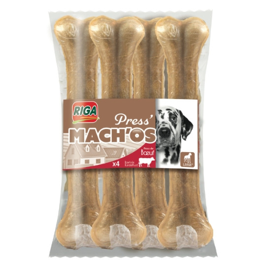 Friandises à Mâcher pour Chien Grand Bœuf Press' Mach'os RIGA