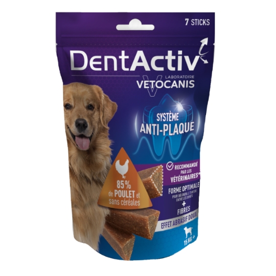 Friandises Pour Chien Hygiène Bucco Dentaire Poulet VETOCANIS