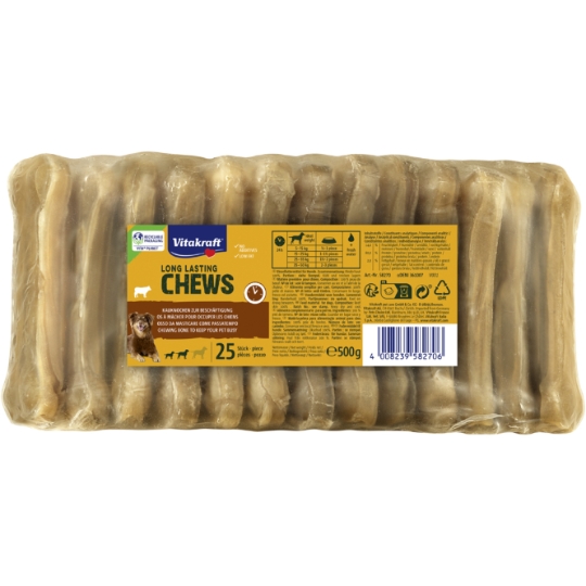 Os à Mâcher Pour Chien Grand +25kg Hygiène Bucco Dentaire Boeuf Dental Chews VITAKRAFT