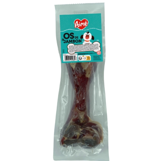 Os à Mâcher Pour Chien Grand +25kg Hygiène Bucco Dentaire Jambon AIME