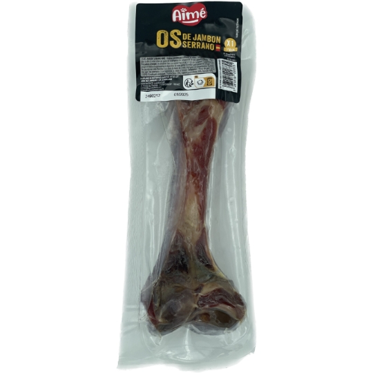 Friandises à Mâcher pour Chien Moyen +10kg Os Jambon AIME