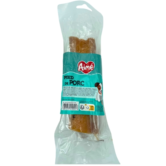Friandises à Mâcher Pour Chien Moyen +10kg Pied de Porc AIME