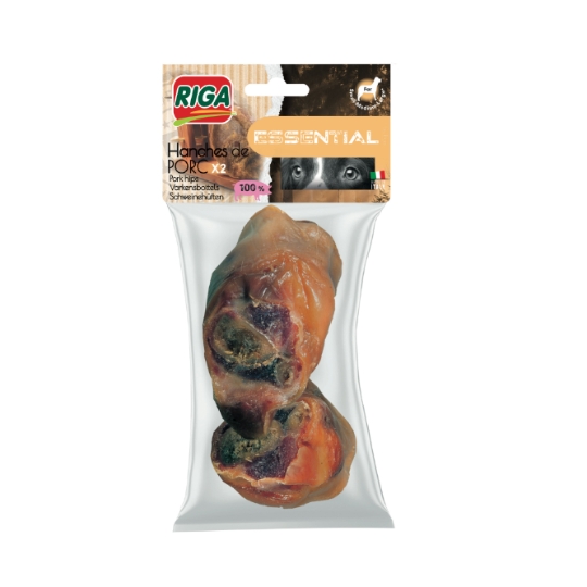 Friandises pour Chien Adulte Hanche de Porc RIGA
