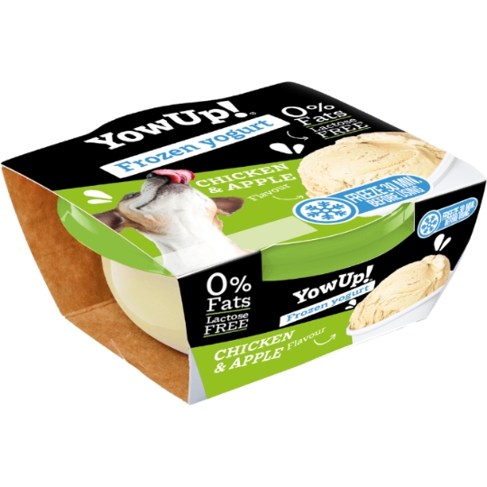 Yaourt Glacé au Poulet et Pomme pour Chien YOWUP