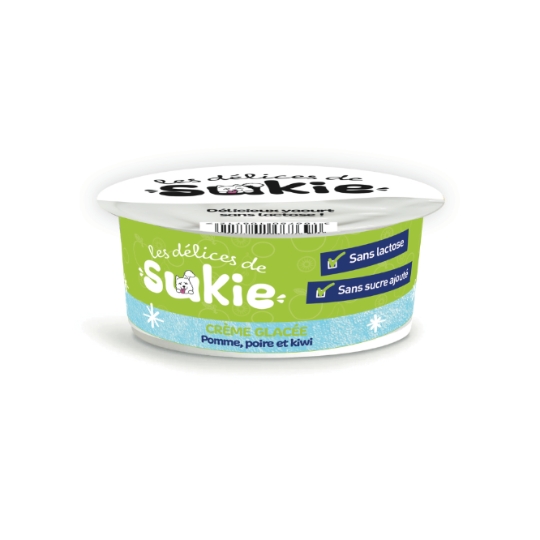Glace pour chien pomme, poire et kiwi RIGA