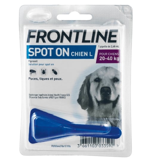 Antiparasitaire Pipette Pour Chien 20-40kg FRONTLINE