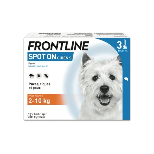 Antiparasitaire Pipette Pour Chien Petit 2-10kg FRONTLINE