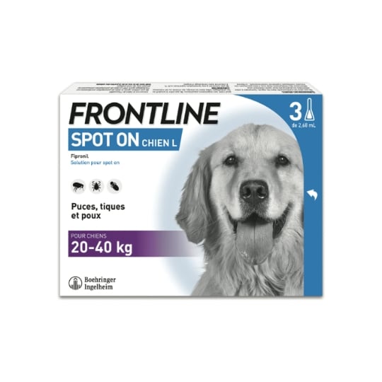 Antiparasitaire Pipette Pour Chien Grand 20-40kg FRONTLINE