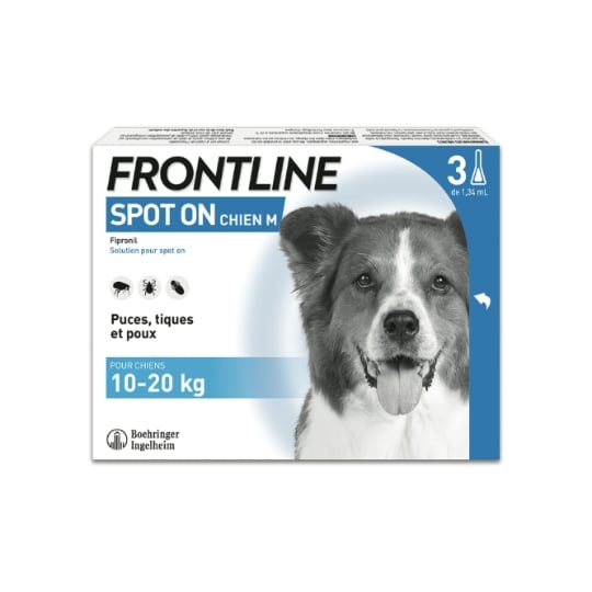 Antiparasitaire Pipette Pour Chien Moyen 10-20kg FRONTLINE