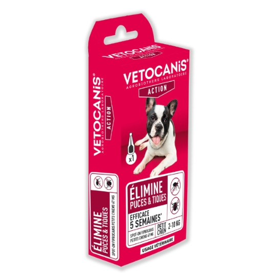 Antiparasitaire Pipette Pour Chien Petit 2-10kg VETOCANIS
