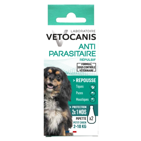 Antiparasitaire Pipette Pour Chien Petit 2-10kg VETOCANIS