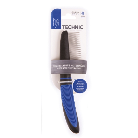 Peigne Dents Alternées Taille M Chien et Chat HERY LABO