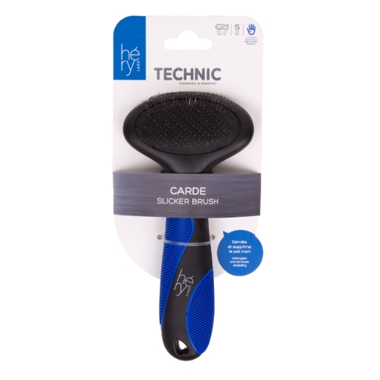 Carde Technic Ergonomic & Resistant Chien et Chat Taille S HERY LABO