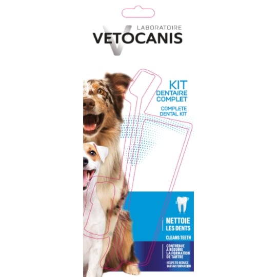 Kit hygiène dentaire Pour Chien VETOCANIS