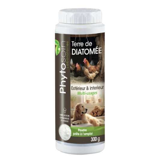 Poudre Terre De Diatomée Extérieur Intérieur Multi-Usages 100% Naturel Organique PHYTOSOIN