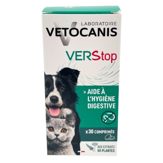 Aliment Complémentaire Pour Chien Chat Vermifuge VETOCANIS