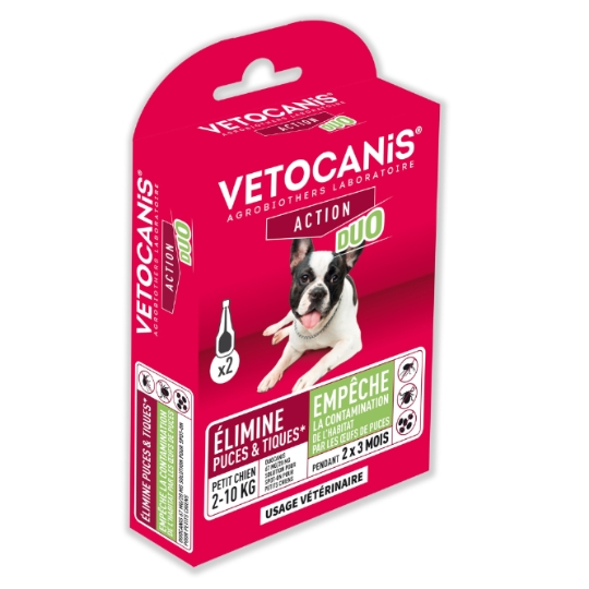 Antiparasitaire Pipette Pour Chien Petit 2-10kg VETOCANIS