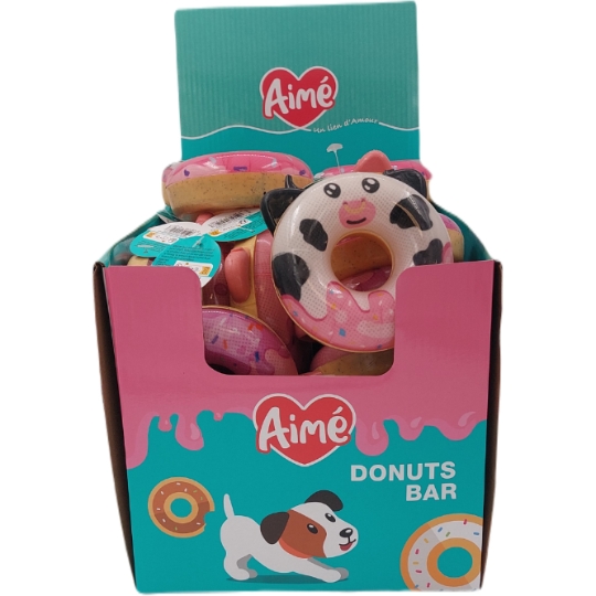 Jouet pour Chien en Forme de Donnut Glossy 10cm AIME
