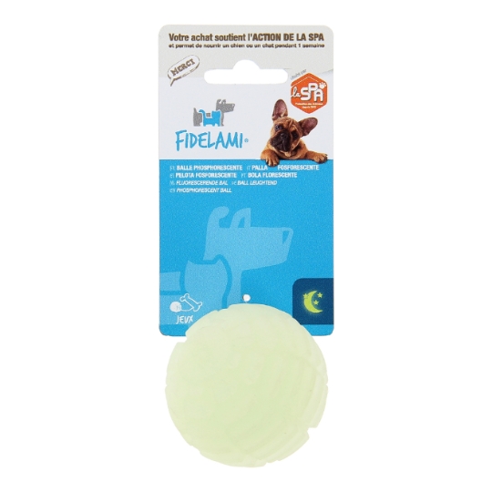Balle pour chiens Phosphorescente FIDELAMI