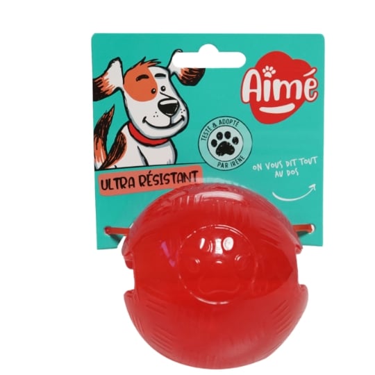 Jouet pour Chien Balle Incassable 8cm AIME