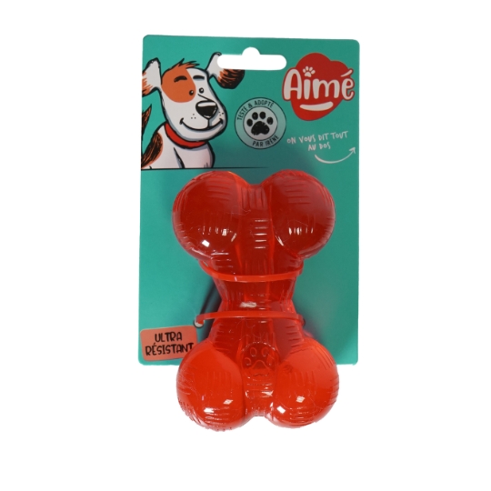 Jouet Pour Chien Os Incassable Caoutchouc AIME