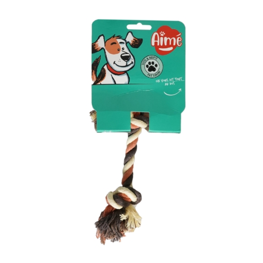 Jouet pour animal Corde Coton 15cm AIME