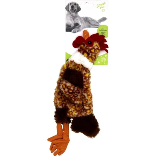 Jouet Pour Chien Poule Plat Sans Rembourrage Peluche AIME