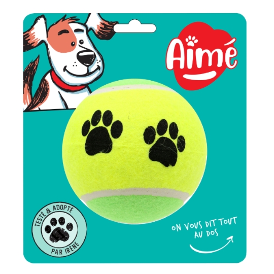 Jouet pour Chien Balle de Tennis AIME