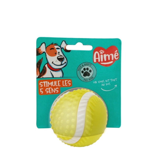 Jouet Balle pour Chien Stimule les 5 sens AIME