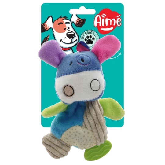Peluche Pour Chien Vache 16cm AIME