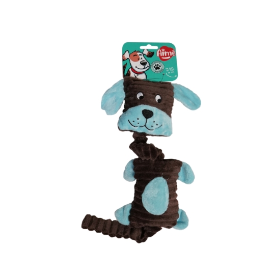 Jouet pour Chien Peluche Chien en Velours Côtelé AIME