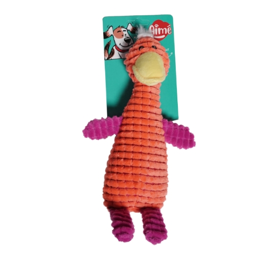 Jouet pour Chien Peluche Velours Côtelé AIME