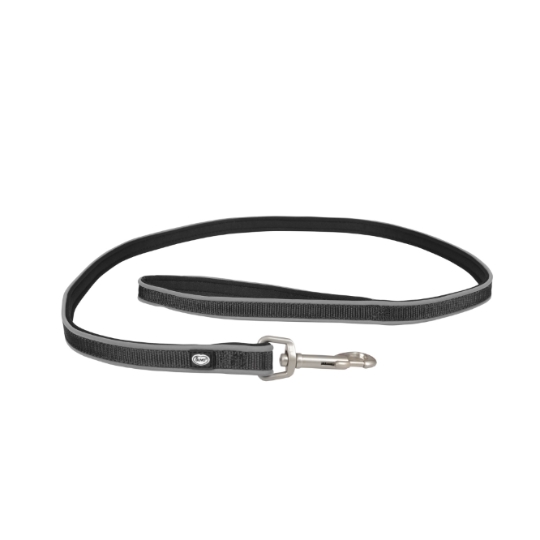Laisse pour Animal en Nylon Noir 120 cm/ 15 mm DUVOPLUS